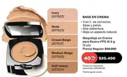 Avon Base en crema (207522, 207523, 207521, 207520, 207524) oferta