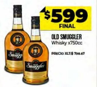 Supermayorista Vital Old Smuggler Whisky x 750 cc oferta