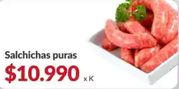 Supermercados Aiello Salchichas puras oferta