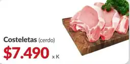 Supermercados Aiello Costeletas (cerdo) oferta