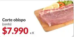 Supermercados Aiello Corte obispo (cerdo) oferta