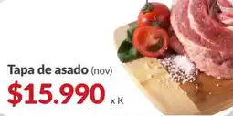 Supermercados Aiello Tapa de asado oferta