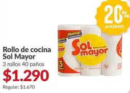Supermercados Aiello Sol mayor rollo de cocina oferta