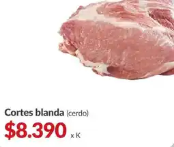 Supermercados Aiello Cortes blanda (cerdo) oferta