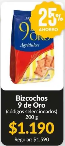 Supermercados Aiello Bizcochos 9 de Oro oferta