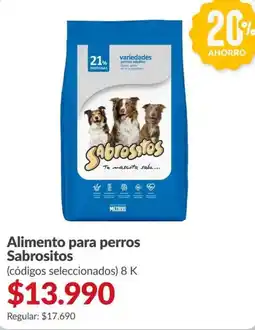 Supermercados Aiello Sabrositos alimento para perros oferta