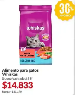 Supermercados Aiello Whiskas alimento para gatos oferta