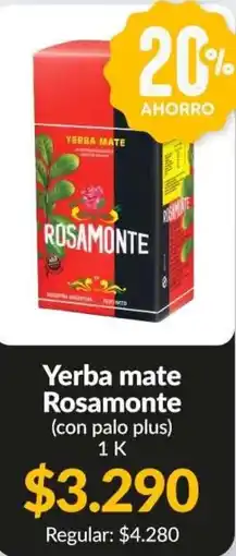 Supermercados Aiello Rosamonte yerba mate oferta