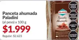 Supermercados Aiello Paladini panceta ahumada oferta