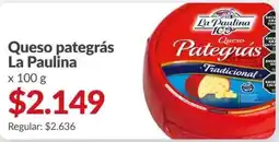 Supermercados Aiello La paulina queso pategrás oferta