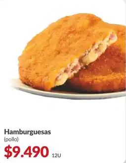 Supermercados Aiello Hamburguesas (pollo) oferta