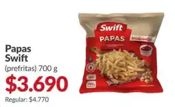 Supermercados Aiello Swift papas oferta