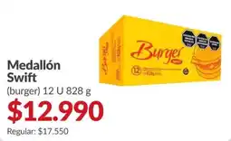 Supermercados Aiello Swift medallón burger oferta