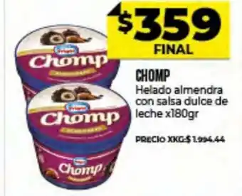 Supermayorista Vital Chomp Helado Almendra Con Salsa Dulce De Leche x 180 gr oferta
