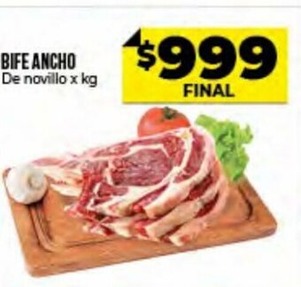 Supermayorista Vital Bife Ancho De Novillo x Kg oferta