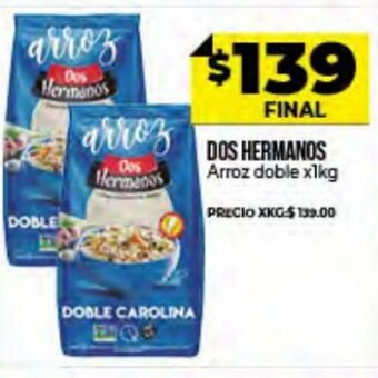 Supermayorista Vital Dos Hermanos Arroz Doble x 1kg oferta