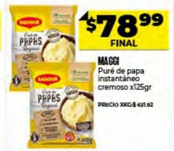 Supermayorista Vital Maggi Puré de Papa Instantáneo Cremoso x 125 gr oferta