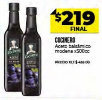 Supermayorista Vital Cocinero Aceto Balsámico Modena x 500 cc oferta