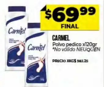 Supermayorista Vital Carmel Polvo Pedico x 120 gr oferta