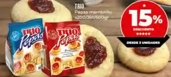 Supermayorista Vital 15% Descuento Trio Pepas Membrillo x 200/350/500 gr oferta