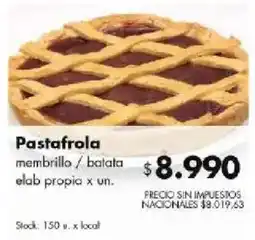 Disco Pastafrola membrillo / batata oferta