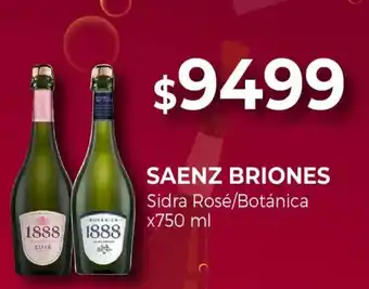 Saenz briones sidra rosé/botánica