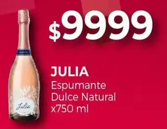 Julia espumante dulce natural