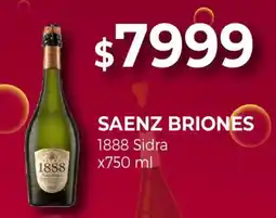 Nini Mayorista Saenz briones 1888 sidra oferta