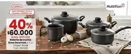 Coto Multiflon batería de cocina línea gourmet oferta
