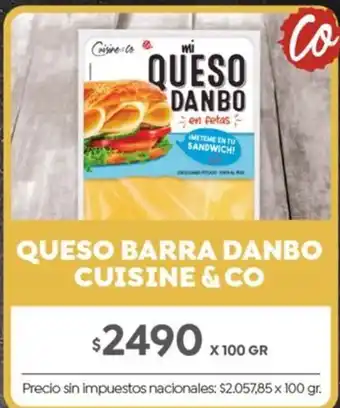 Cuisine & Co queso barra danbo