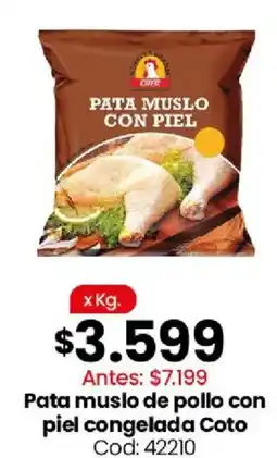 Coto Coto pata muslo con piel oferta