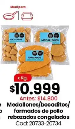 Coto Medallones/bocaditos/formados de pollo oferta