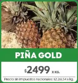 Jumbo Piña gold oferta