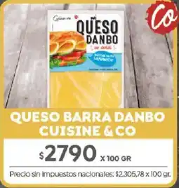 Jumbo Cuisine & Co queso barra danbo oferta