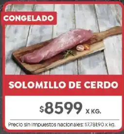 Jumbo Solomillo de cerdo oferta