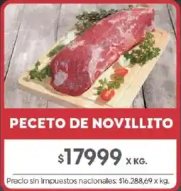 Jumbo Peceto de novillito oferta
