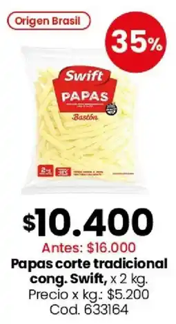 Coto Swift papas bastón oferta