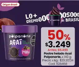 Coto Polpanorte postre helado acai oferta