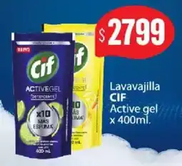 Nini Mayorista Cif lavavajilla active gel oferta