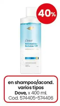 Coto Dove shampoo/acond. oferta