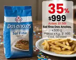 Coto Dos anclas sal fina oferta