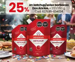 Coto Dos anclas ketchup/salsa barbacoa oferta