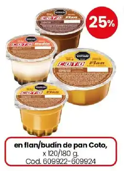 Coto Coto flan/budin de pan oferta