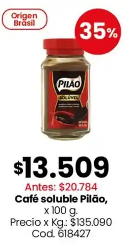 Coto Pilao cafe soluble oferta