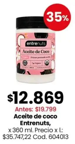 Coto Entrenuts aceite de coco oferta