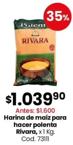 Coto Rivara harina de maíz para hacer polenta oferta
