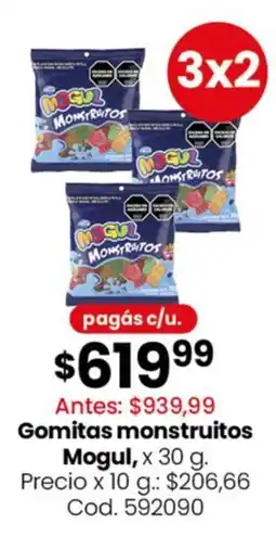 Coto Mogul gomitas monstruitos oferta
