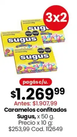Coto Sugus caramelos confitados oferta