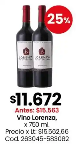 Coto Lorenza vino oferta