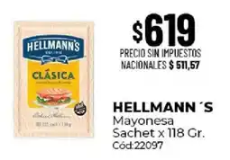 Diarco Hellmann's mayonesa oferta